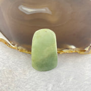 Type A Green Jadeite Shan Shui 9.46g 23.2mm by 38.5mm by 5.4mm - Huangs Jadeite and Jewelry Pte Ltd