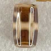 Natural Powerful Tibetan Old Oily Agate Patina Guiren Tairen Human Dzi Bead Totem Amulet Heavenly Master (Tian Zhu) 贵人天诛 4.55g 19.3 by 11.5mm - Huangs Jadeite and Jewelry Pte Ltd