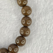 Natural Six Way Wooden Beads Bracelet 六道木手链 11.02g 17cm 10.8mm 19 Beads - Huangs Jadeite and Jewelry Pte Ltd
