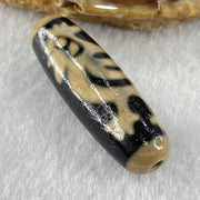 Natural Powerful Tibetan Old Oily Agate Rooster Dzi Bead Heavenly Master (Tian Zhu) 公鸡天珠 9.16g 38.4 by 12.5mm - Huangs Jadeite and Jewelry Pte Ltd