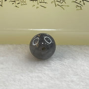 Type A Grey Wuji Jadeite Beads for Bracelet/Necklace/Earring/Ring 1.80g 10.2mm - Huangs Jadeite and Jewelry Pte Ltd