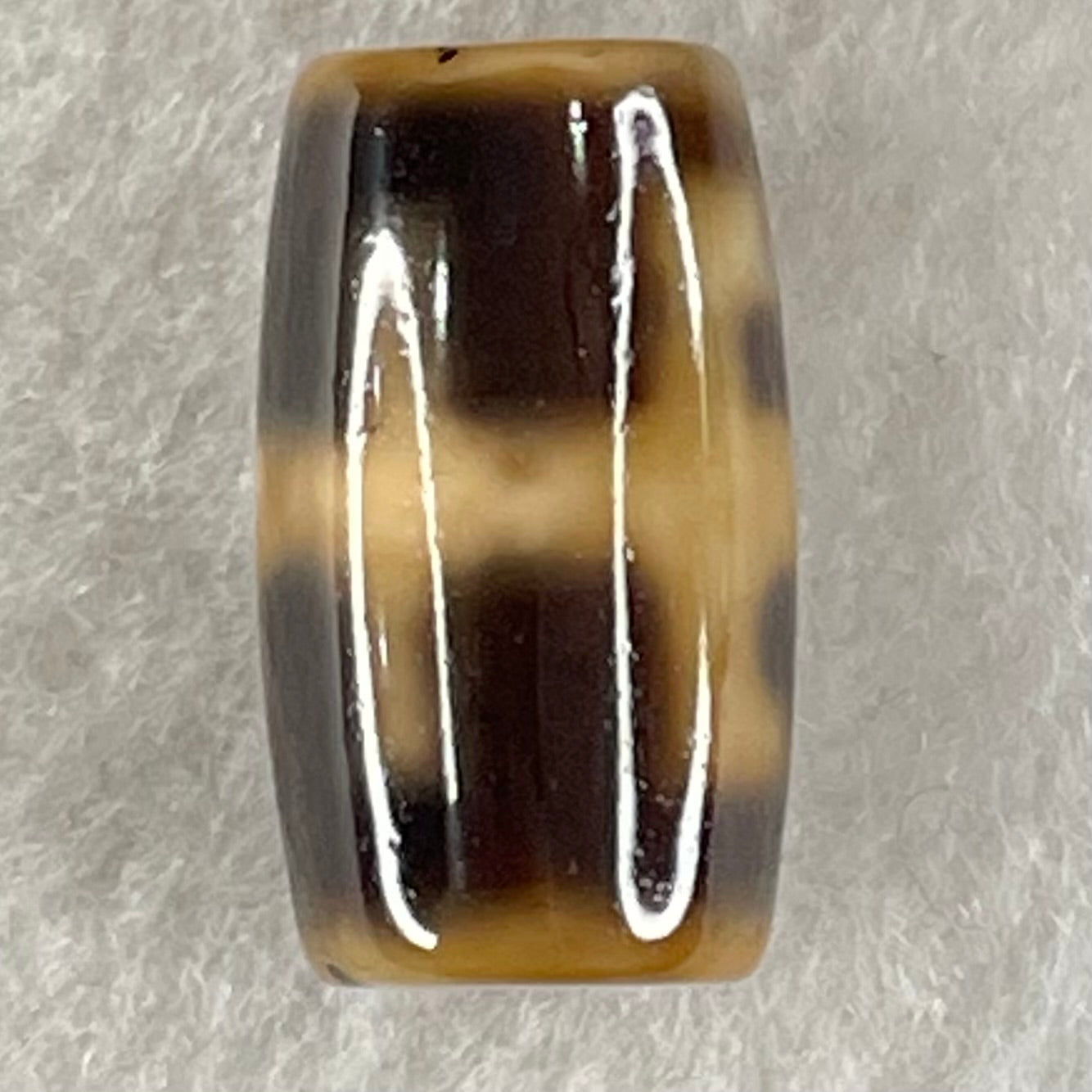 Natural Powerful Tibetan Old Oily Agate Patina Guiren Tairen Human Dzi Bead Totem Amulet Heavenly Master (Tian Zhu) 贵人天诛 4.86g 20.2 by 11.6mm - Huangs Jadeite and Jewelry Pte Ltd