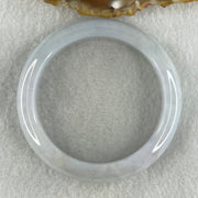 Type A Natural Light Lavender Light Green Jadeite Bangle 60.90g Inner Diameter 52.4mm 14.2 by 8.7mm (Close to Perfects) - Huangs Jadeite and Jewelry Pte Ltd
