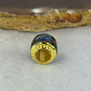 Natural Ammonite Charm in S925 Silver Gold Color for Bracelet / Necklace 2.76g 10.9 by 7.2mm - Huangs Jadeite and Jewelry Pte Ltd