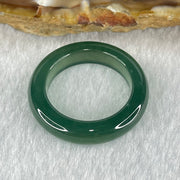 Type A Icy Blueish Green Jadeite Ring 3.86g 5.1 by 4.4mm US7.4 HK16.2 - Huangs Jadeite and Jewelry Pte Ltd