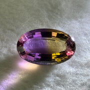 Natural Faceted Ametrine Oval Cut 21.53ct 22.7 by 14.0 by 10.3mm - Huangs Jadeite and Jewelry Pte Ltd