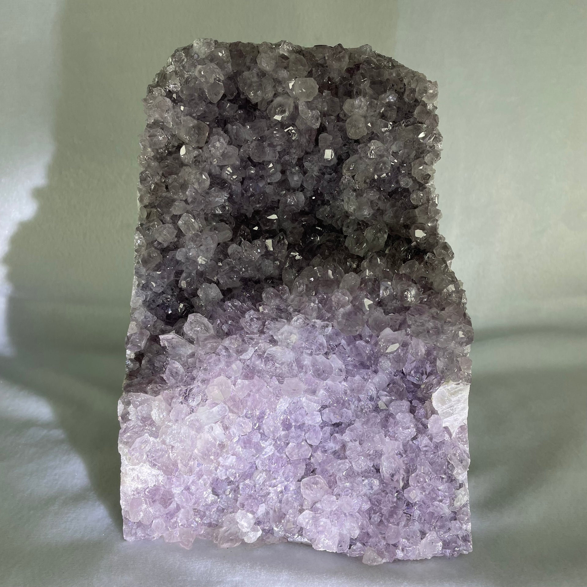 Natural Amethyst Cave Fragment Display 2,956.5g 137.9 by 92.2 by 185.0mm - Huangs Jadeite and Jewelry Pte Ltd
