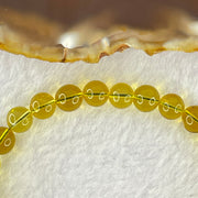 Natural Purple Honey Amber Beads Bracelet 天然紫蜜琥珀手链 3.33g 7.1mm 27 Beads - Huangs Jadeite and Jewelry Pte Ltd