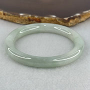 Type A Jelly Sky Blue Jadeite Bangle Internal Diameter 52.5mm 61.30g 9.0 by 8.4mm (Very Slight Internal Lines) - Huangs Jadeite and Jewelry Pte Ltd