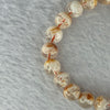 Good Grade Natural Snow Flakes Ghost Phantom Quartz Bracelet 天然雪花幽灵手链 19.37g 15.5cm 8.8mm 22 Beads - Huangs Jadeite and Jewelry Pte Ltd