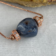 Good Grade Natural Blue Pietersite  Heart Shape Necklace 4.16g 42cm 11.2 by 12.0 by 7.8mm - Huangs Jadeite and Jewelry Pte Ltd