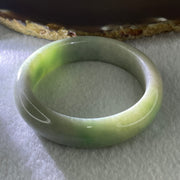 Natural Type A Light Green Jadeite Bangle 60.68g Inner Diameter 52.8mm 14.1 by 9.3mm (Very Very Slight Internal Lines) - Huangs Jadeite and Jewelry Pte Ltd