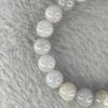 Type A Faint Lavender Jadeite  Bracelet 21.59g 8.6 mm 20 Beads - Huangs Jadeite and Jewelry Pte Ltd
