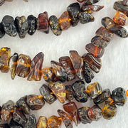 Natural Cognac Amber Beads Irregular Bracelet 34.60g 70cm 14.1 by 8.5 by 5.9mm to 7.8 by 7.1 by 4.9mm 139 Beads - Huangs Jadeite and Jewelry Pte Ltd