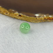Type A Apple Green Jadeite Bead for Bracelet/Necklace/Earrings/ Ring 2.64g 11.6mm - Huangs Jadeite and Jewelry Pte Ltd