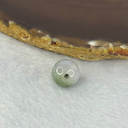 Type A Lavender with Green Patches Jadeite Bead for Bracelet/Necklace/Earrings/Ring 3.80g 13.0mm - Huangs Jadeite and Jewelry Pte Ltd
