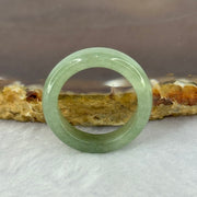 Type A Green Jadeite Ring 3.76g 6.0 by 3.7mm US7 HK15.5 (Very Slight External Rough) - Huangs Jadeite and Jewelry Pte Ltd