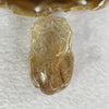 Natural Copper Rutilated Quartz Pixiu Display 85.95g by 56.3 by 30.5 by 30.0mm - Huangs Jadeite and Jewelry Pte Ltd