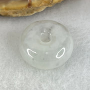 Type A Semi Icy Light Lavender With Wuji Grey Spots Jadeite Ping An Kou Charm/Pendant 2.77g 14.2 by 6.8mm - Huangs Jadeite and Jewelry Pte Ltd