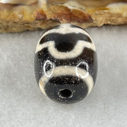 Natural Powerful Tibetan Old Oily Agate Double Bodhi Tree Dzi Bead Heavenly Master (Tian Zhu) 菩提树天珠 4.85g 17.5 by 13.5mm - Huangs Jadeite and Jewelry Pte Ltd