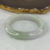 Type A Lavender and Green Bangle 61.06g 13.3 by 8.8 mm Internal Diameter 55.8 mm (Internal Lines) - Huangs Jadeite and Jewelry Pte Ltd