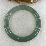 Natural Icy Green Agate Bangle 45.79g Internal Diameter 55.5mm 10.7 by 10.9mm (Perfect) - Huangs Jadeite and Jewelry Pte Ltd