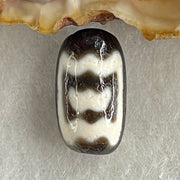 Natural Powerful Tibetan Old Oily Agate Garuda Dzi Bead Heavenly Master (Tian Zhu) 2.74g 17.0 by 10.2mm - Huangs Jadeite and Jewelry Pte Ltd