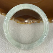 Type A Light Green with Lavender Jadeite Bangle 57.78g Inner Diameter 57.4mm 12.3 by 9.2mm (Internal Lines) - Huangs Jadeite and Jewelry Pte Ltd