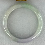 Type A Light Green and Lavender Jadeite Bangle Internal Diameter 55.3mm 81.56g 13.3 by 8.1mm (Internal Lines) - Huangs Jadeite and Jewelry Pte Ltd