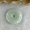 Type A Faint Green Lavender Jadeite Ping An Kou Donut 平安扣 Pendant 3.83g 19.9 by 5.0mm - Huangs Jadeite and Jewelry Pte Ltd