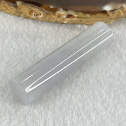 Type A Lavender with Wuji Grey Jadeite Pillar Pendant 20.30g 51.0 by 12.4mm - Huangs Jadeite and Jewelry Pte Ltd