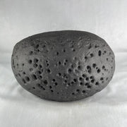 Natural Deep Intense Purple Amethyst Cave with Wooden Stand 5,981.0g 225.0 by 160.0 by 260.0mm - Huangs Jadeite and Jewelry Pte Ltd