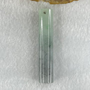 Type A Wuji Grey and Green Jadeite Pillar Pendant 22.30g 59.3 by 12.0mm - Huangs Jadeite and Jewelry Pte Ltd