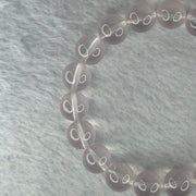 Natural Rose Quartz Beads Bracelet 天然玫瑰石英珠手链 32.16g 17.5cm 10.9mm 19 Beads - Huangs Jadeite and Jewelry Pte Ltd