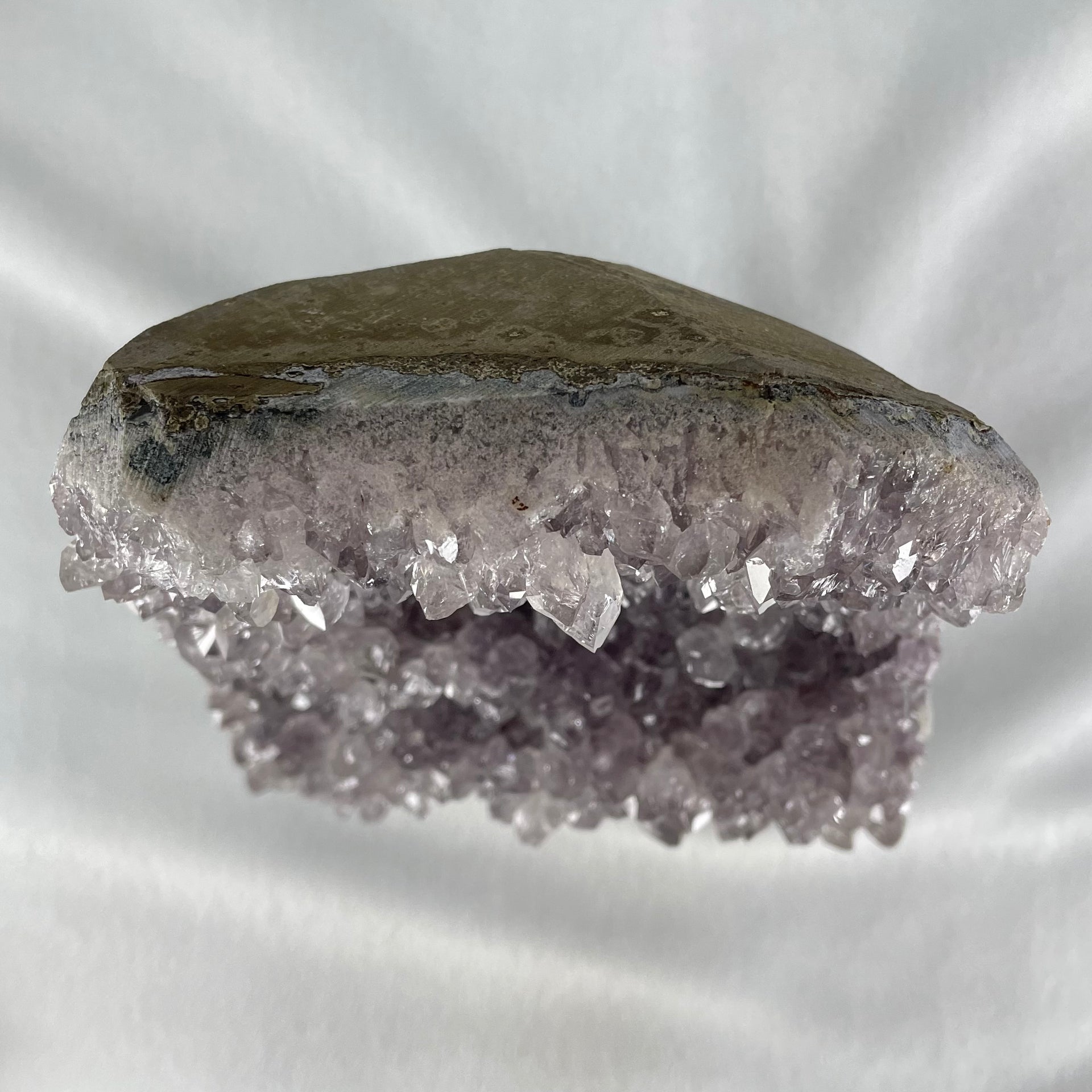 Natural Amethyst Cave Fragment Display 2,956.5g 137.9 by 92.2 by 185.0mm - Huangs Jadeite and Jewelry Pte Ltd