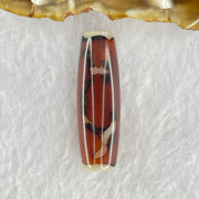 Natural Powerful Tibetan Old Oily Agate Ruyi Dzi Bead Heavenly Master (Tian Zhu) 如意天珠 8.46g 37.7 by 12.0mm - Huangs Jadeite and Jewelry Pte Ltd