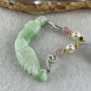 Natural Type A Green Jadeite Butterfly with Coins Pendant | Transformation, Longevity & Double Wealth Talisman (11.90g | 49.8 x 17.8 x 7.0mm) - Huangs Jadeite and Jewelry Pte Ltd