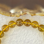 Natural Purple Honey Amber Beads Bracelet 天然紫蜜琥珀手链 5.99g 15cm 7.7mm 23 Beads - Huangs Jadeite and Jewelry Pte Ltd