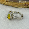 Natural Opal In 925 Sliver Ring 2.59g 7.1 by 6.8 by 4.0mm US 6 / HK 13 - Huangs Jadeite and Jewelry Pte Ltd