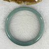Type A Blueish Green Jadeite Bangle Inner Diameter 54.7mm 32.15g 9.1 by 6.8 (Perfect) - Huangs Jadeite and Jewelry Pte Ltd