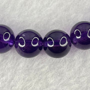 Very Good Grade Natural Amethyst Bracelet 22.90g 16.5cm 9.2mm 22 Beads - Huangs Jadeite and Jewelry Pte Ltd