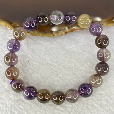 Natural Auralite Crystal Bracelet 极光手链 25.33g 9.8 mm 20 Beads - Huangs Jadeite and Jewelry Pte Ltd