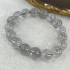 Above Average Grade Natural Blue Super 7 Crystal Bracelet 天然蓝超七水晶手链 39.43g 17cm 12mm 17 Beads - Huangs Jadeite and Jewelry Pte Ltd