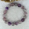 Natural Super 7 Crystal Bracelet 40.13g 11.9 mm 18 Beads - Huangs Jadeite and Jewelry Pte Ltd