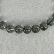 Very Good Grade Natural Green Phantom Quartz Beads Bracelet 23.28g 17cm 9.4mm 22 Beads - Huangs Jadeite and Jewelry Pte Ltd