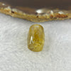 Good Grade Natural Golden Rutilated Quartz Crystal Lulu Tong Barrel 天然金顺发晶水晶露露通桶 
3.72g 16.3 by 11.4mm - Huangs Jadeite and Jewelry Pte Ltd