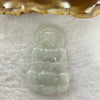 Type A Green Jadeite Guan Yin Pendant 7.84g 41.3 by 25.3 by 4.8mm - Huangs Jadeite and Jewelry Pte Ltd