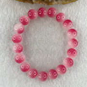 Dyed Agate Faceted Beads Bracelet 26.52g 15cm 10.6mm 19Beads - Huangs Jadeite and Jewelry Pte Ltd