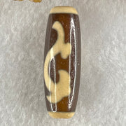 Natural Powerful Tibetan Old Oily Agate Ruyi Dzi Bead Heavenly Master (Tian Zhu) 如意天珠 8.97g 37.2 by 12.4mm - Huangs Jadeite and Jewelry Pte Ltd