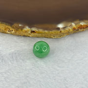 Type A Green Jadeite Bead for Bracelet/Necklace/Earrings/Ring 2.33g 11.1mm - Huangs Jadeite and Jewelry Pte Ltd